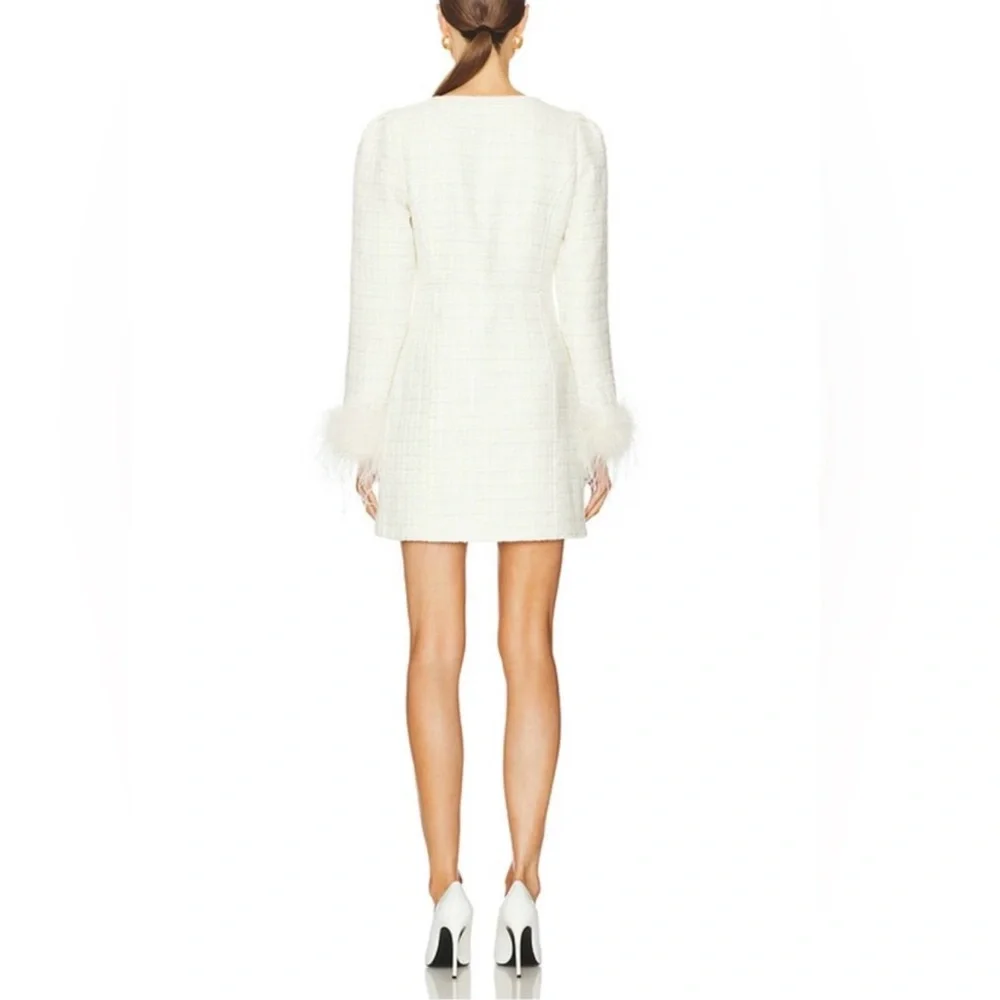 Line & Dot Kinzie Mini Dress in Ivory, size S - Picture 3 of 11